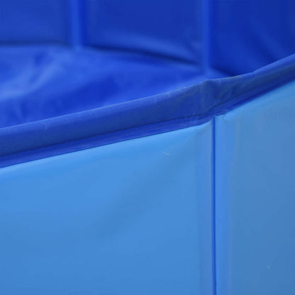 Piscina per Cani Pieghevole Blu 80x20 cm in PVC | homemem39