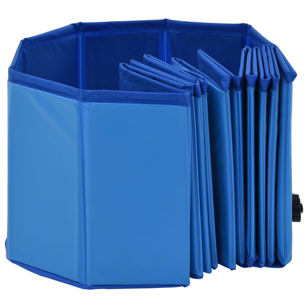 Piscina per Cani Pieghevole Blu 120x30 cm in PVC | homemem39