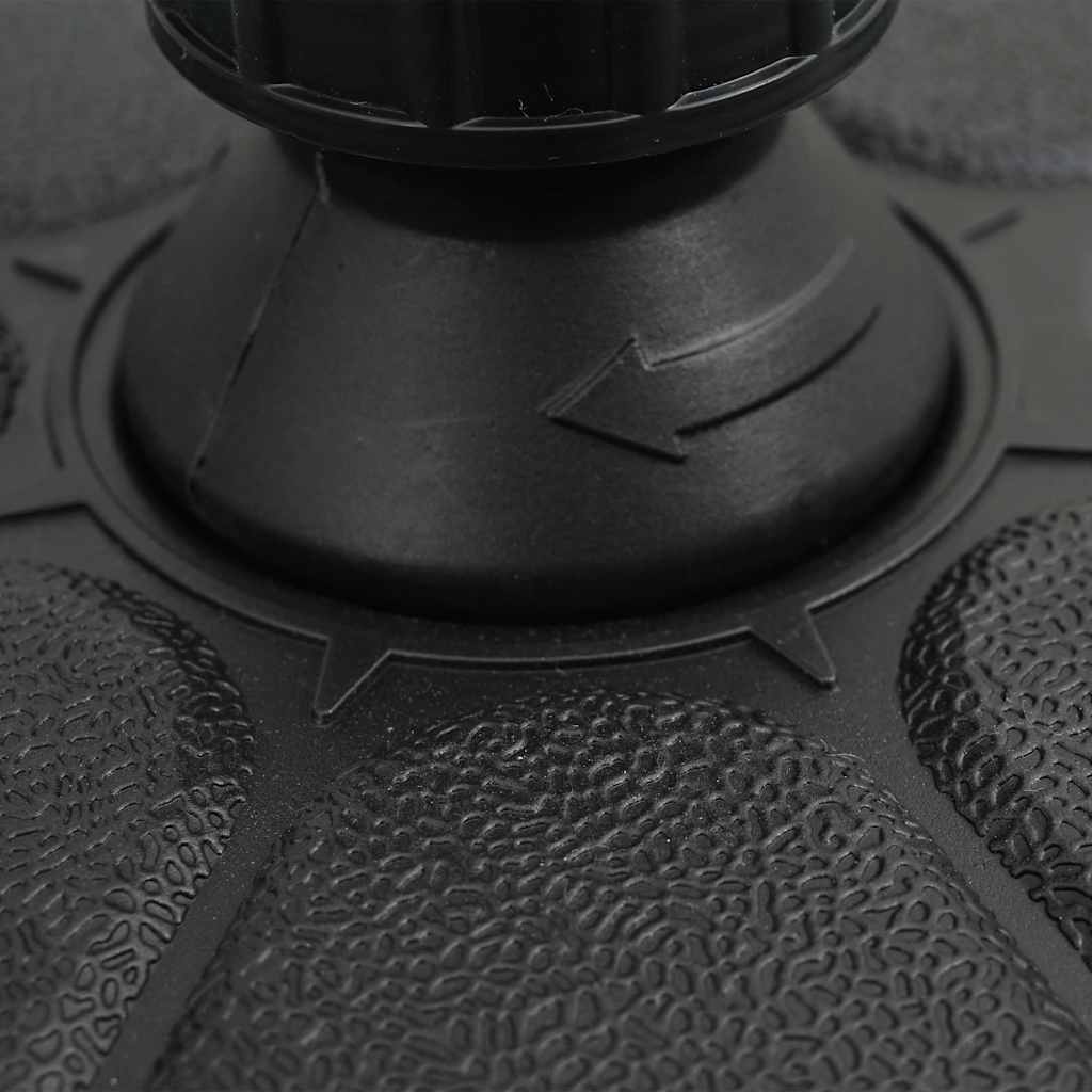 Base per Ombrellone Riempibile con Sabbia/Acqua 15L Nera | homemem39