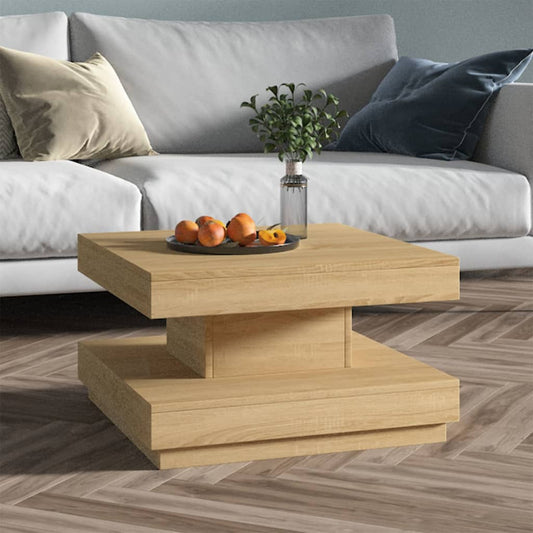 Tavolino da Salotto Marrone Chiaro 60x60x35 cm in MDF | homemem39