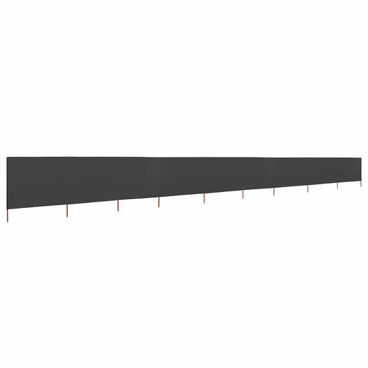 Paravento a 9 Pannelli in Tessuto 1200x120 cm Antracite | homemem39
