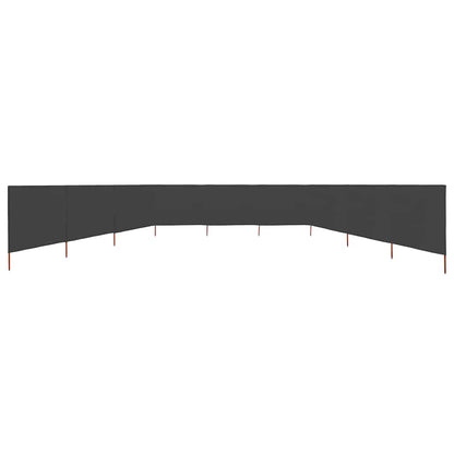 Paravento a 9 Pannelli in Tessuto 1200x120 cm Antracite | homemem39