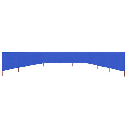 Paravento a 9 Pannelli in Tessuto 1200x160 cm Azzurro | homemem39