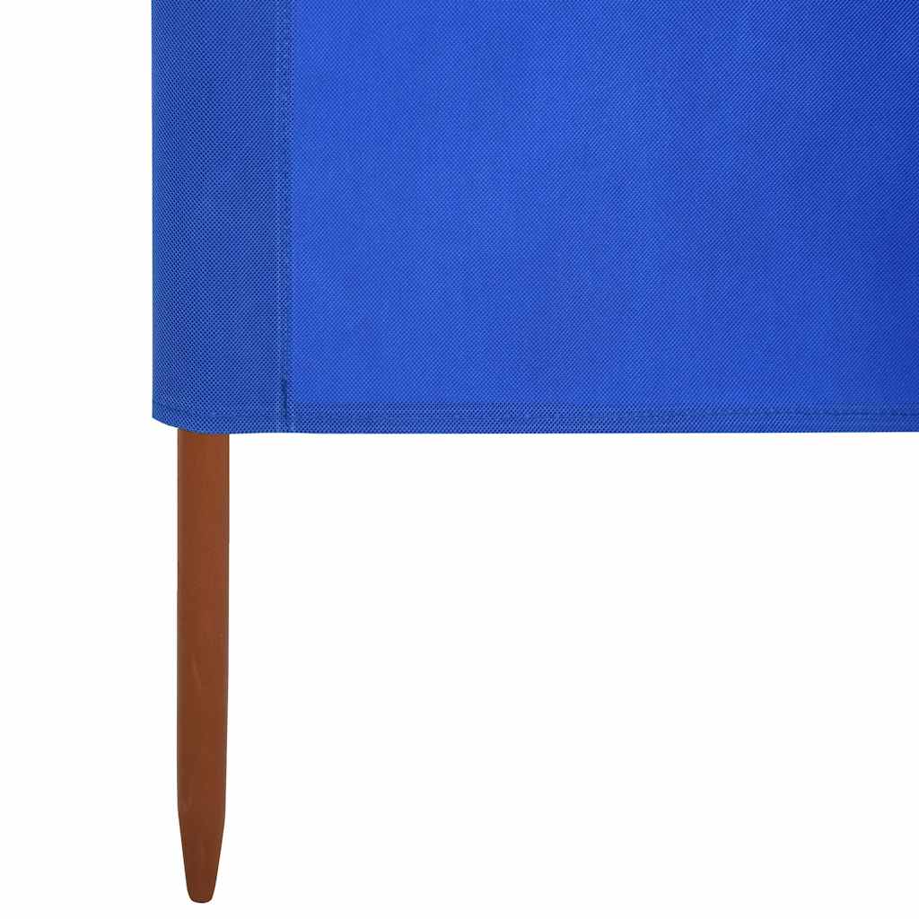 Paravento a 9 Pannelli in Tessuto 1200x160 cm Azzurro | homemem39