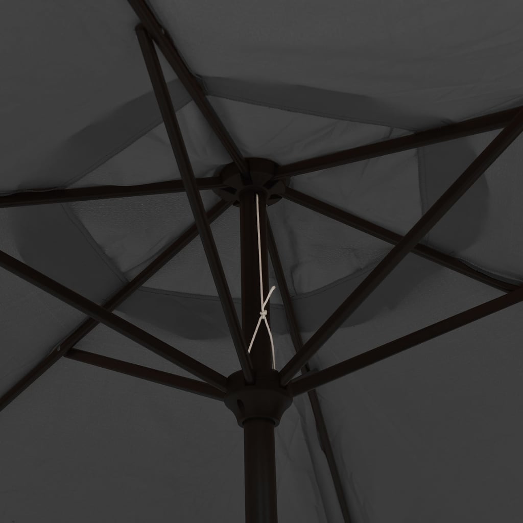 Ombrellone Antracite 200x224 cm in Alluminio | homemem39
