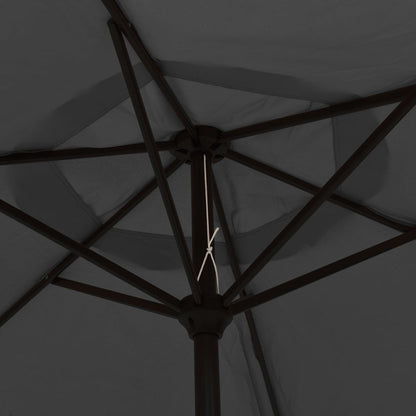 Ombrellone Antracite 200x224 cm in Alluminio | homemem39
