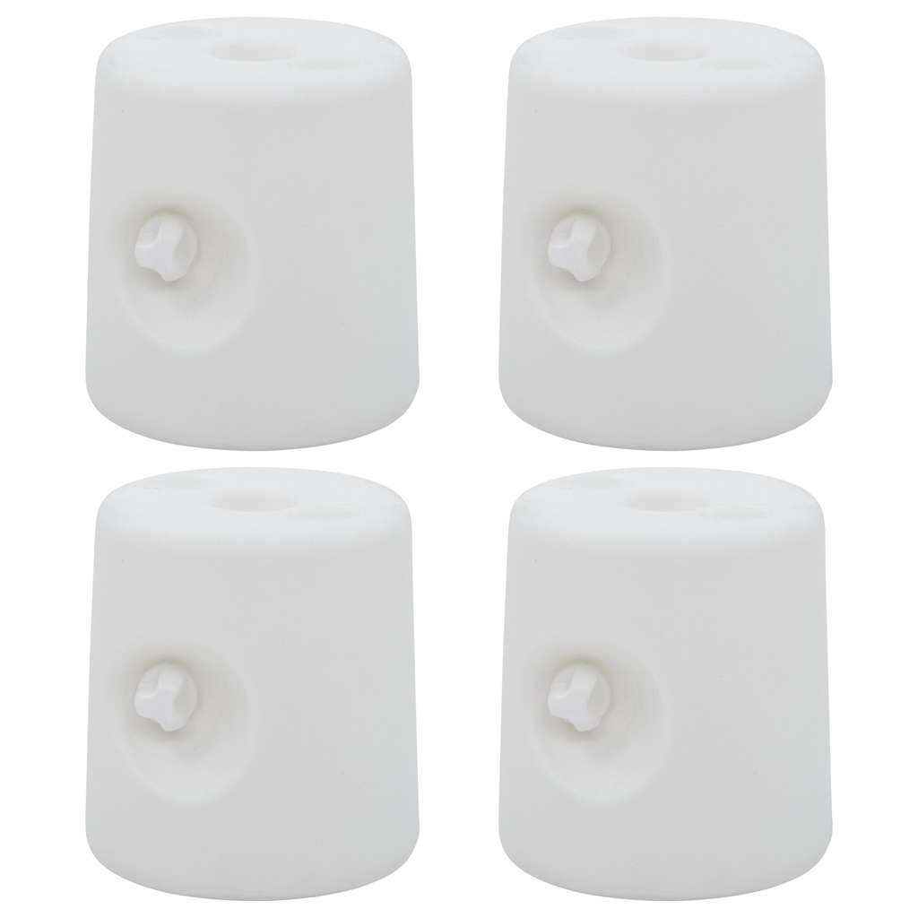 Pesi per Gazebo 4 pz in PE Bianchi - homemem39