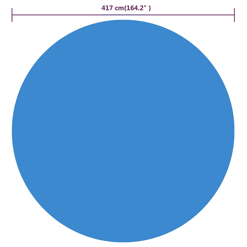 Copertura per Piscina Blu 417 cm in PE - homemem39