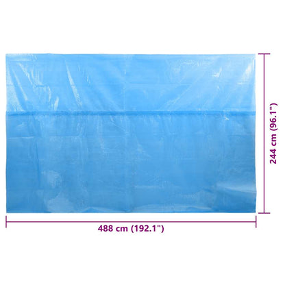 Copertura per Piscina Blu 488x244 cm PE | homemem39