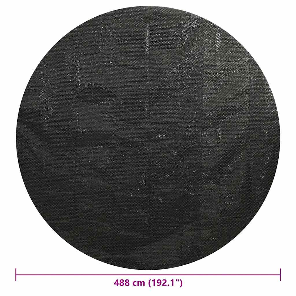 Copertura per Piscina Nera 488 cm PE