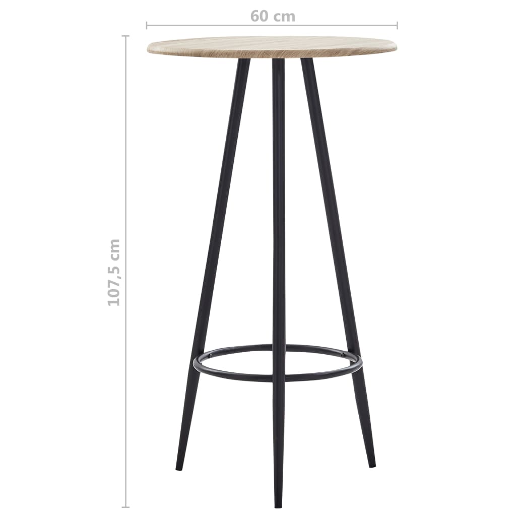 Tavolo da Bar Rovere 60x107,5 cm in MDF - homemem39