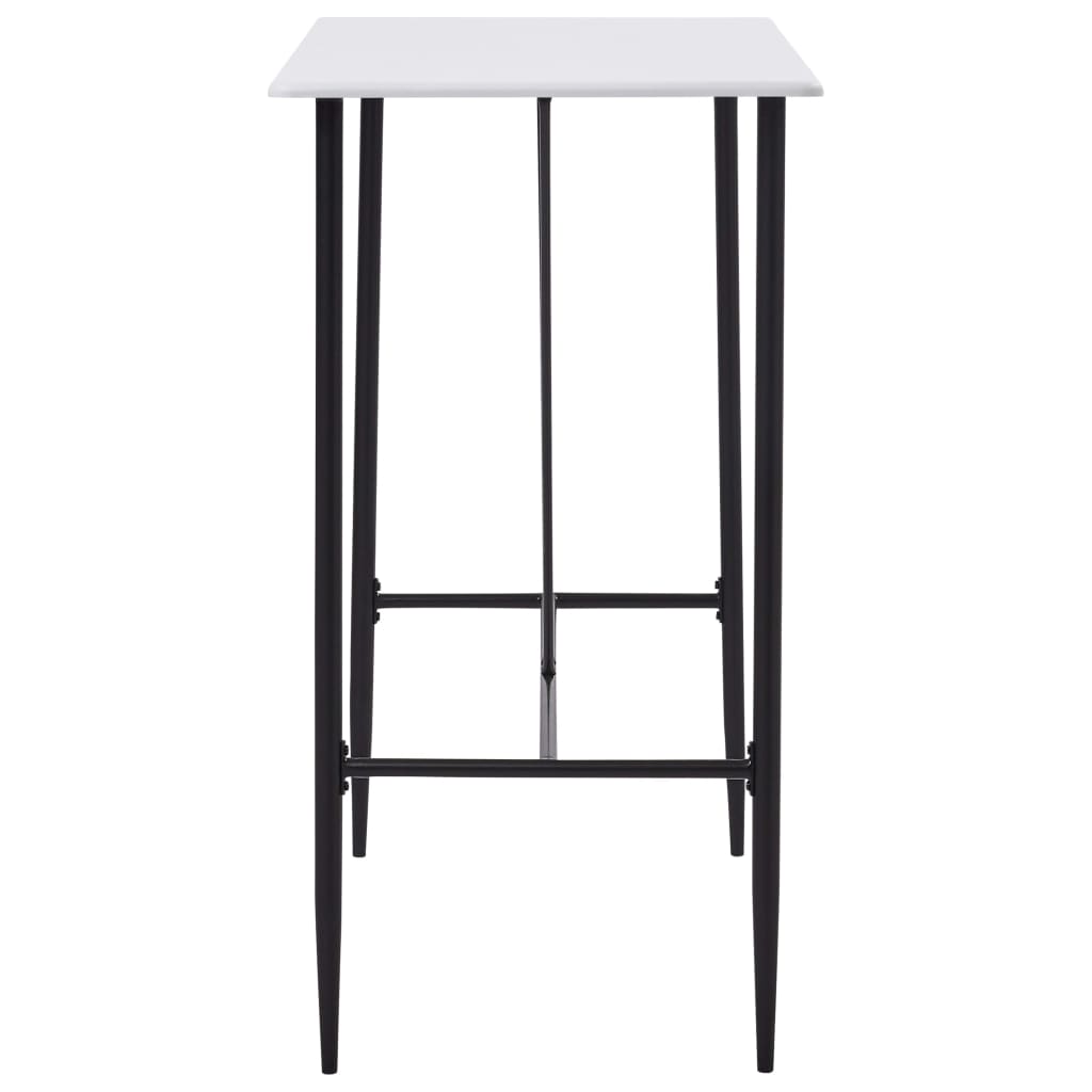 Tavolo da Bar Bianco 120x60x110 cm in MDF | homemem39