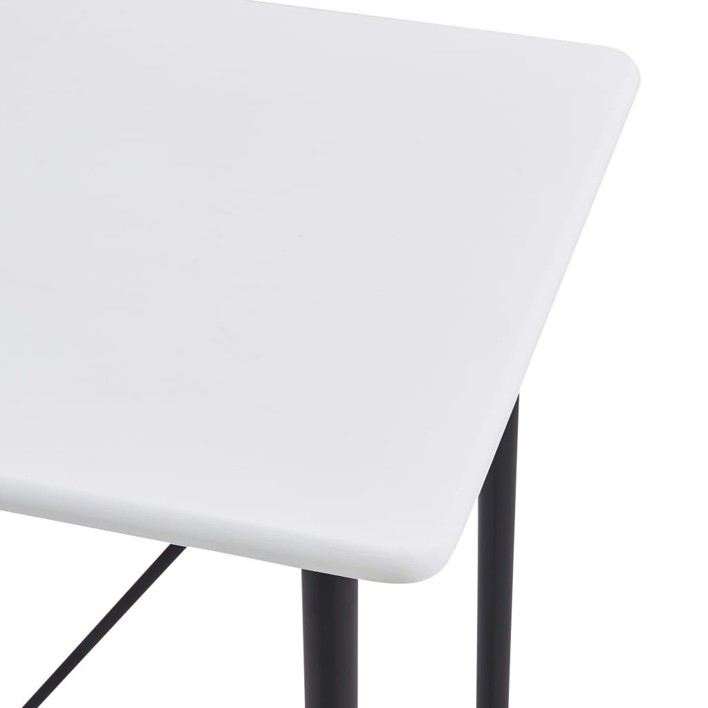 Tavolo da Bar Bianco 120x60x110 cm in MDF | homemem39