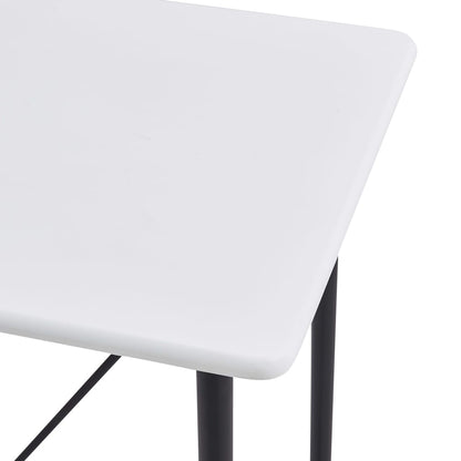Tavolo da Bar Bianco 120x60x110 cm in MDF | homemem39