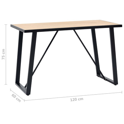 Tavolo da Pranzo Rovere 120x60x75 cm in MDF | homemem39