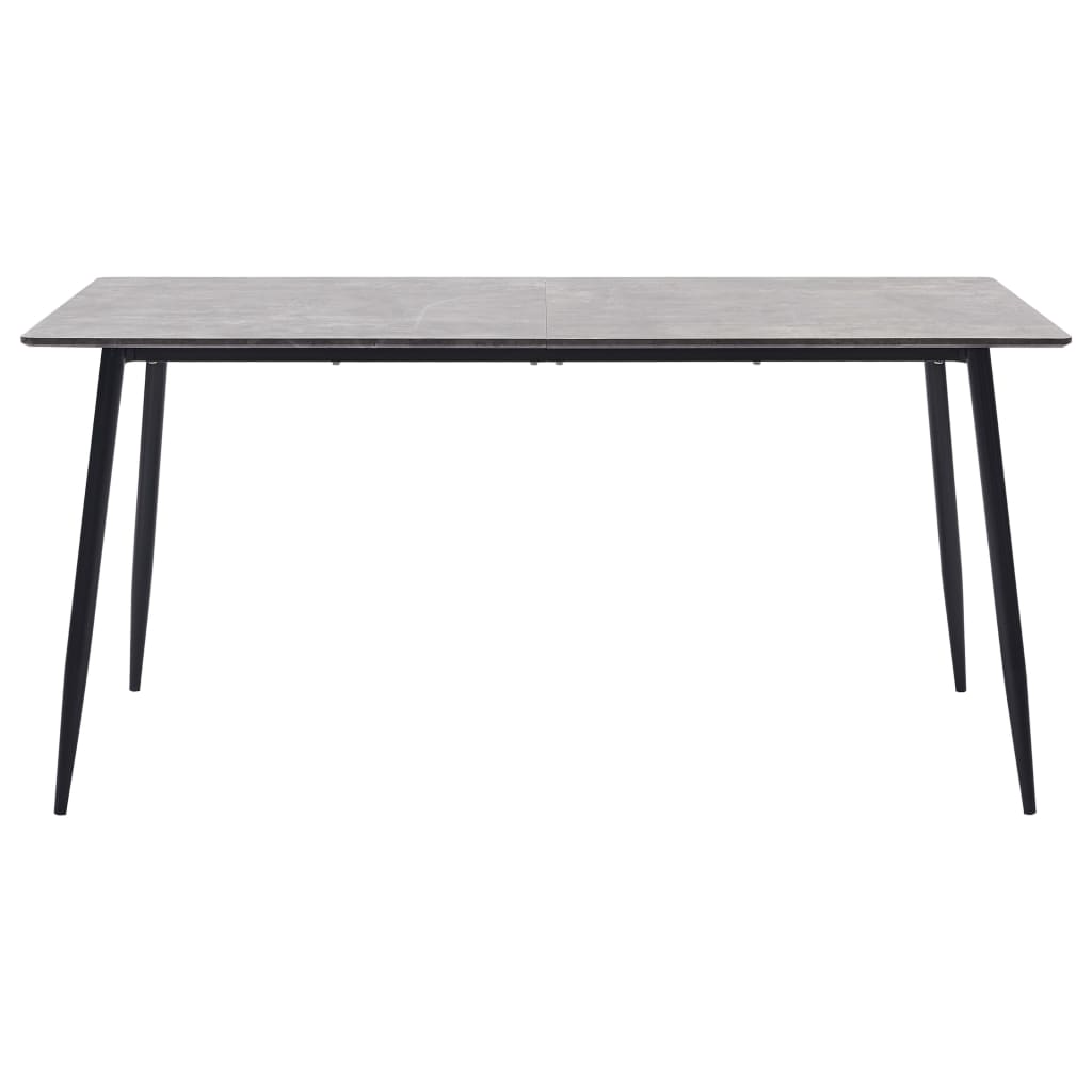 Tavolo da Pranzo Grigio 160x80x75 cm in MDF | homemem39