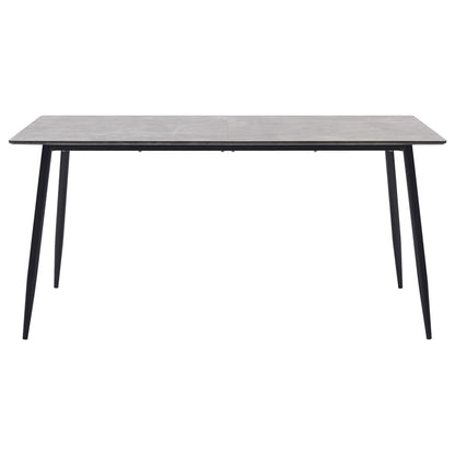 Tavolo da Pranzo Grigio 160x80x75 cm in MDF | homemem39