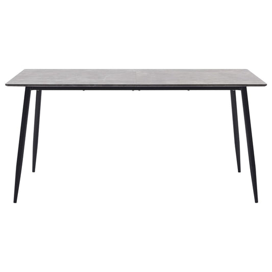 Tavolo da Pranzo Grigio 160x80x75 cm in MDF | homemem39