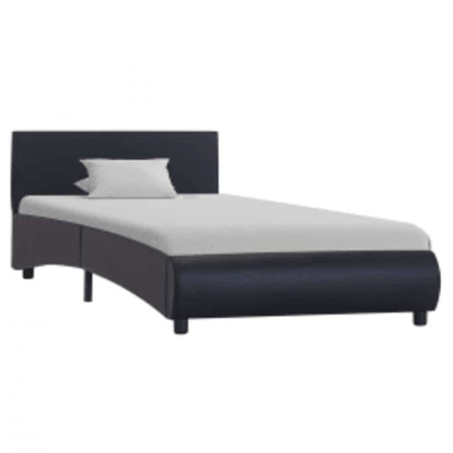 Giroletto con LED Nero in Similpelle 100x200 cm | homemem39