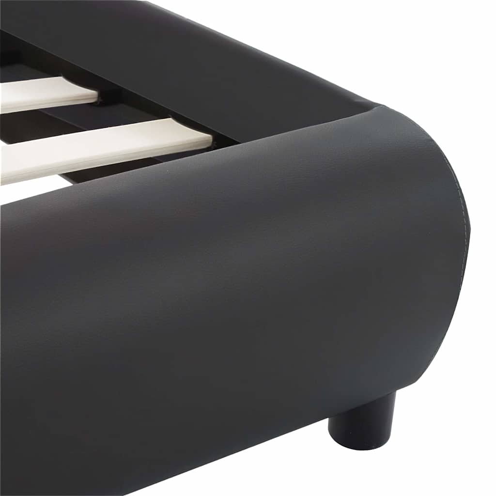 Giroletto con LED Nero in Similpelle 120x200 cm