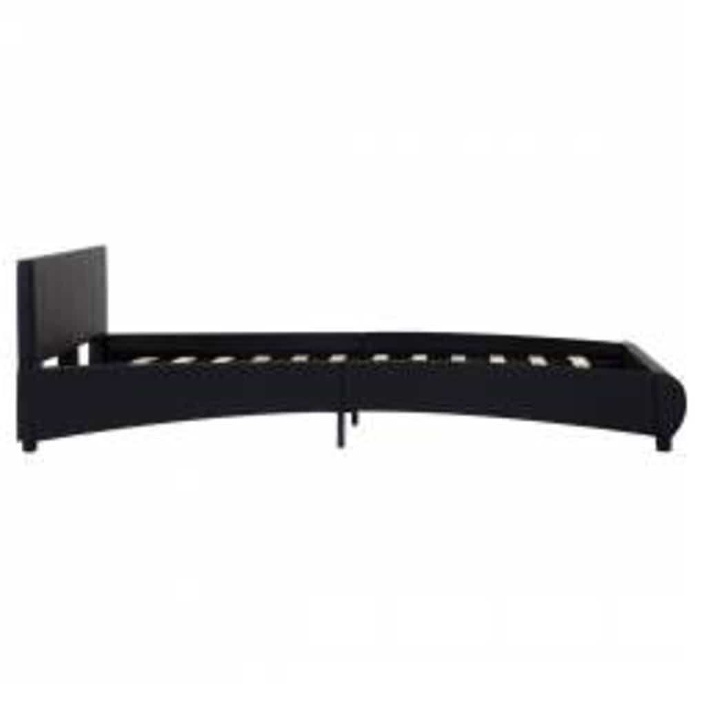 Giroletto con LED Nero in Similpelle 140x200 cm | homemem39