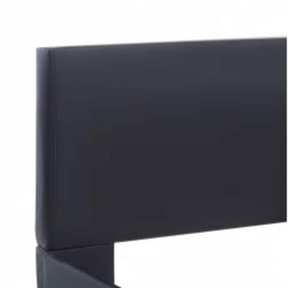 Giroletto con LED Nero in Similpelle 140x200 cm | homemem39