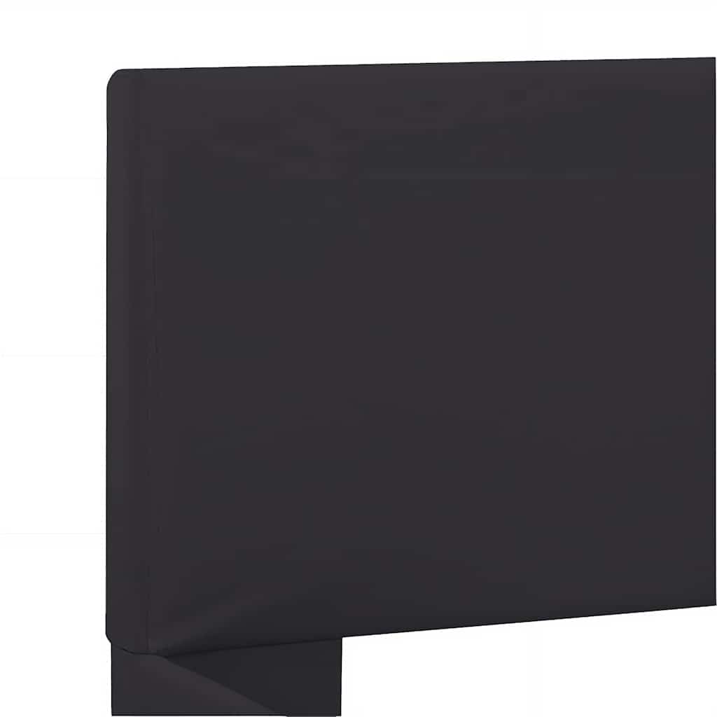 Giroletto con LED Nero in Similpelle 160x200 cm