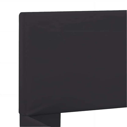 Giroletto con LED Nero in Similpelle 160x200 cm