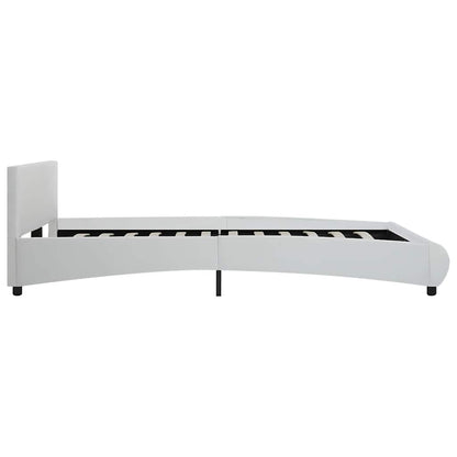 Giroletto con LED Bianco in Similpelle 160x200 cm | homemem39