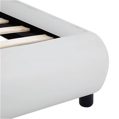Giroletto con LED Bianco in Similpelle 160x200 cm