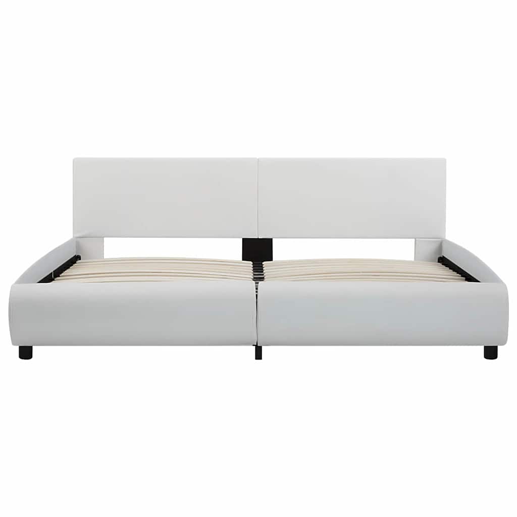 Giroletto con LED senza Materasso Bianco 180x200 cm