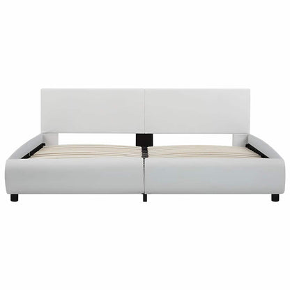Giroletto con LED senza Materasso Bianco 180x200 cm