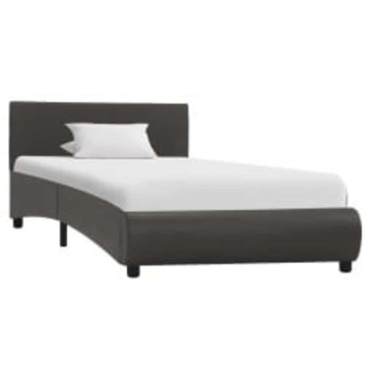 Giroletto con LED Grigio in Similpelle 100x200 cm | homemem39