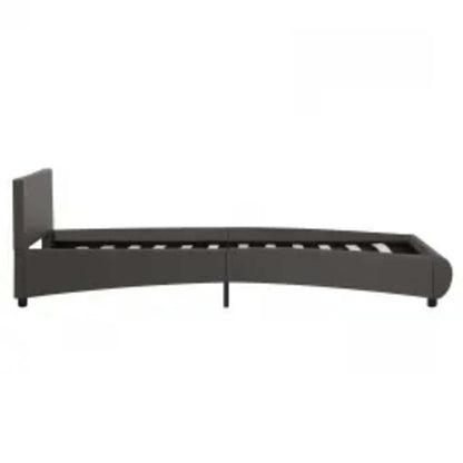 Giroletto con LED Grigio in Similpelle 100x200 cm | homemem39
