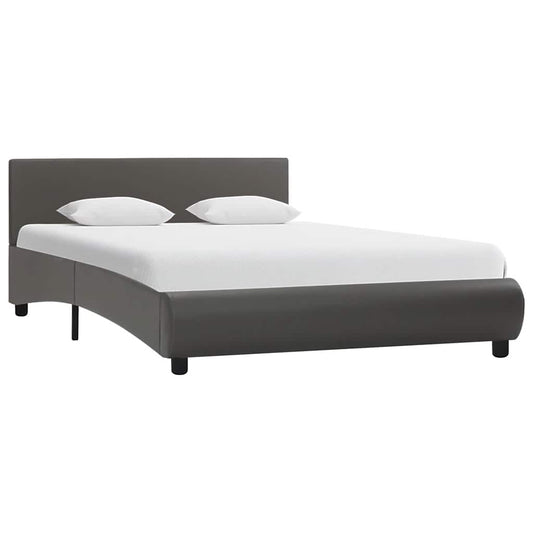 Giroletto con LED Grigio in Similpelle 120x200 cm | homemem39