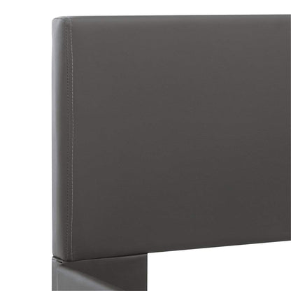 Giroletto con LED Grigio in Similpelle 120x200 cm