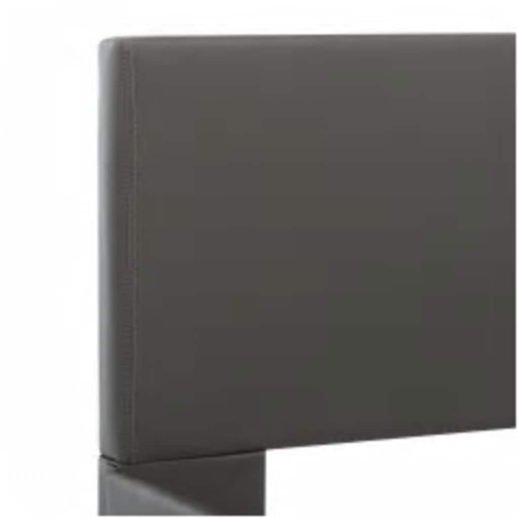 Giroletto con LED senza Materasso Grigio Similpelle 140x200 cm | homemem39