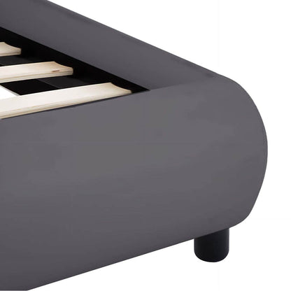 Giroletto con LED Grigio in Similpelle 180x200 cm