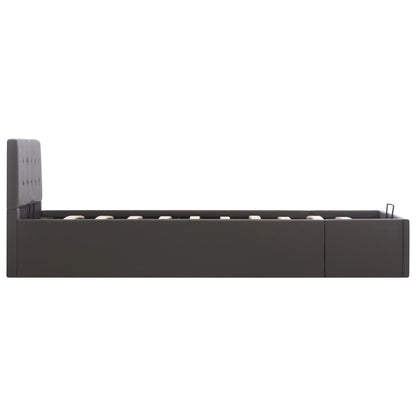 Giroletto con Contenitore Idraulico Grigio Similpelle 100x200cm | homemem39