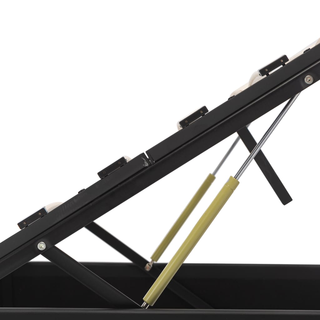 Giroletto con Contenitore Idraulico Grigio Similpelle 100x200cm | homemem39