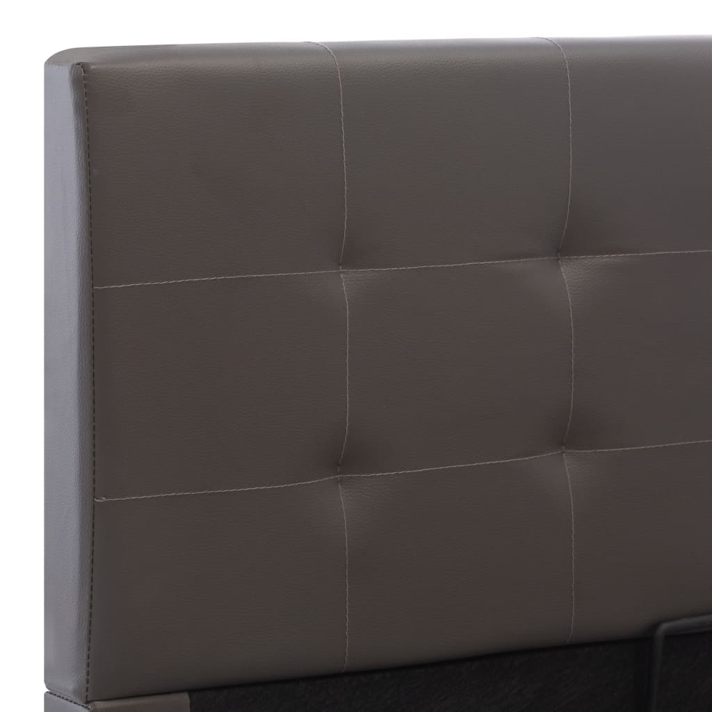 Giroletto con Contenitore Idraulico Grigio Similpelle 100x200cm | homemem39