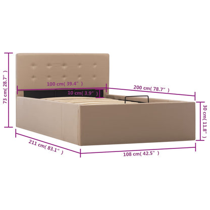 Giroletto Idraulico Cappuccino in Similpelle 100x200cm | homemem39
