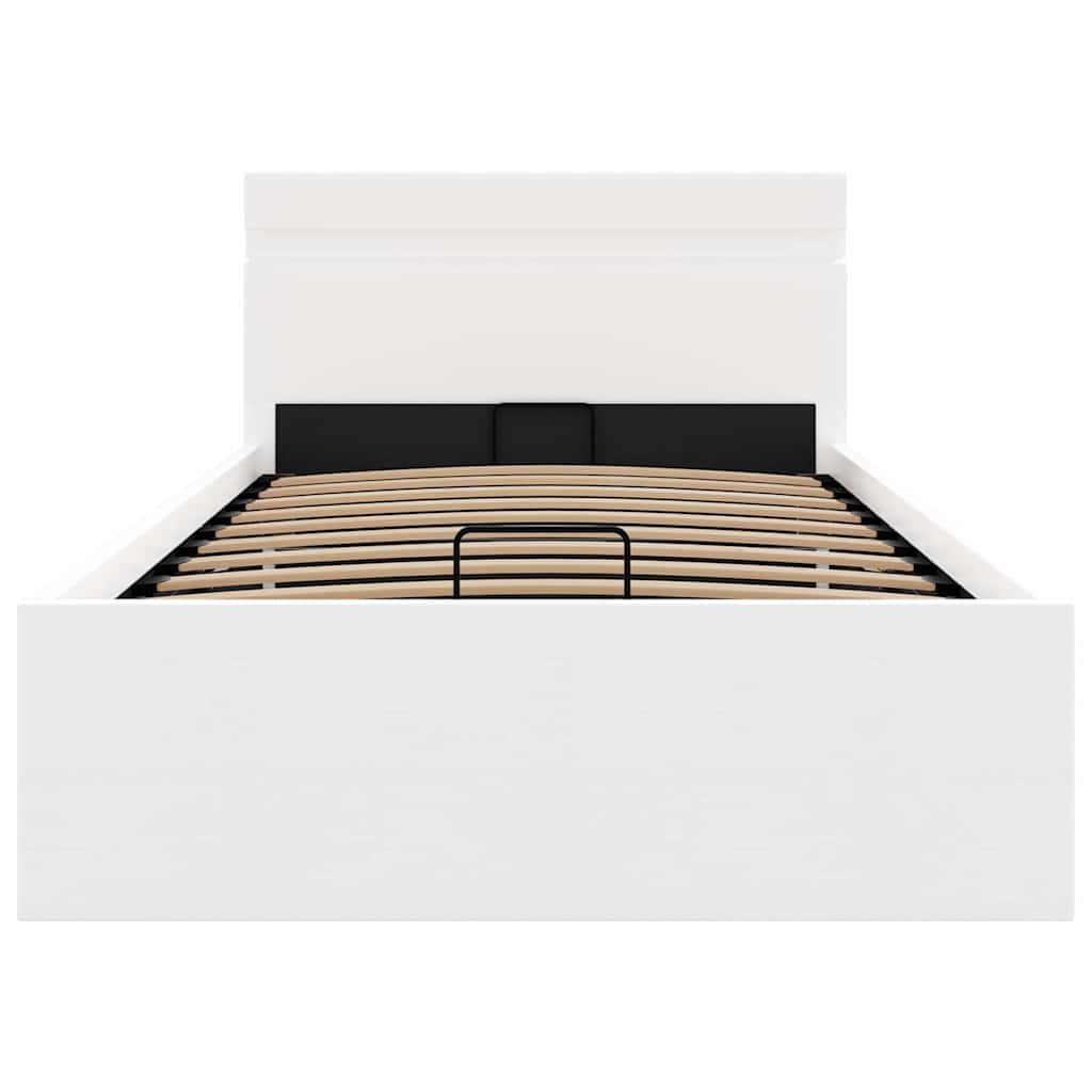 Giroletto Contenitore Idraulico LED Bianco Similpelle 100x200cm | homemem39