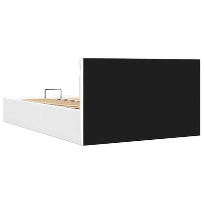 Giroletto Contenitore Idraulico LED Bianco Similpelle 140x200cm