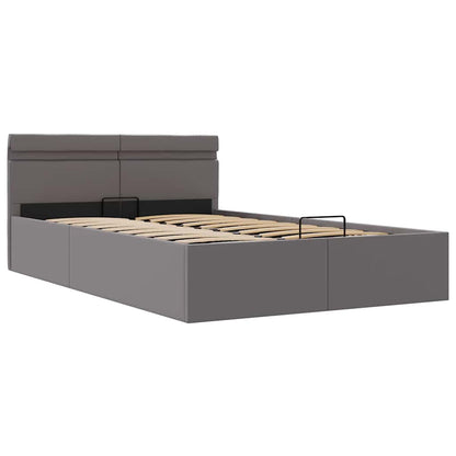 Giroletto Contenitore Idraulico LED Grigio Similpelle 120x200cm | homemem39