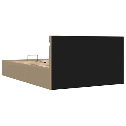 Giroletto Idraulico con LED Cappuccino Similpelle 140x200cm | homemem39