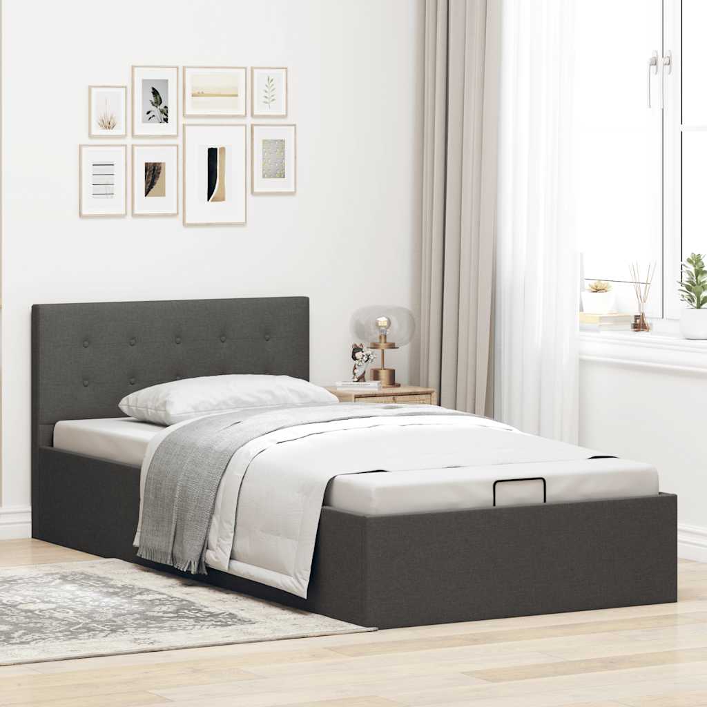 Giroletto Idraulico Contenitore Grigio Scuro Tessuto 90x200cm - homemem39