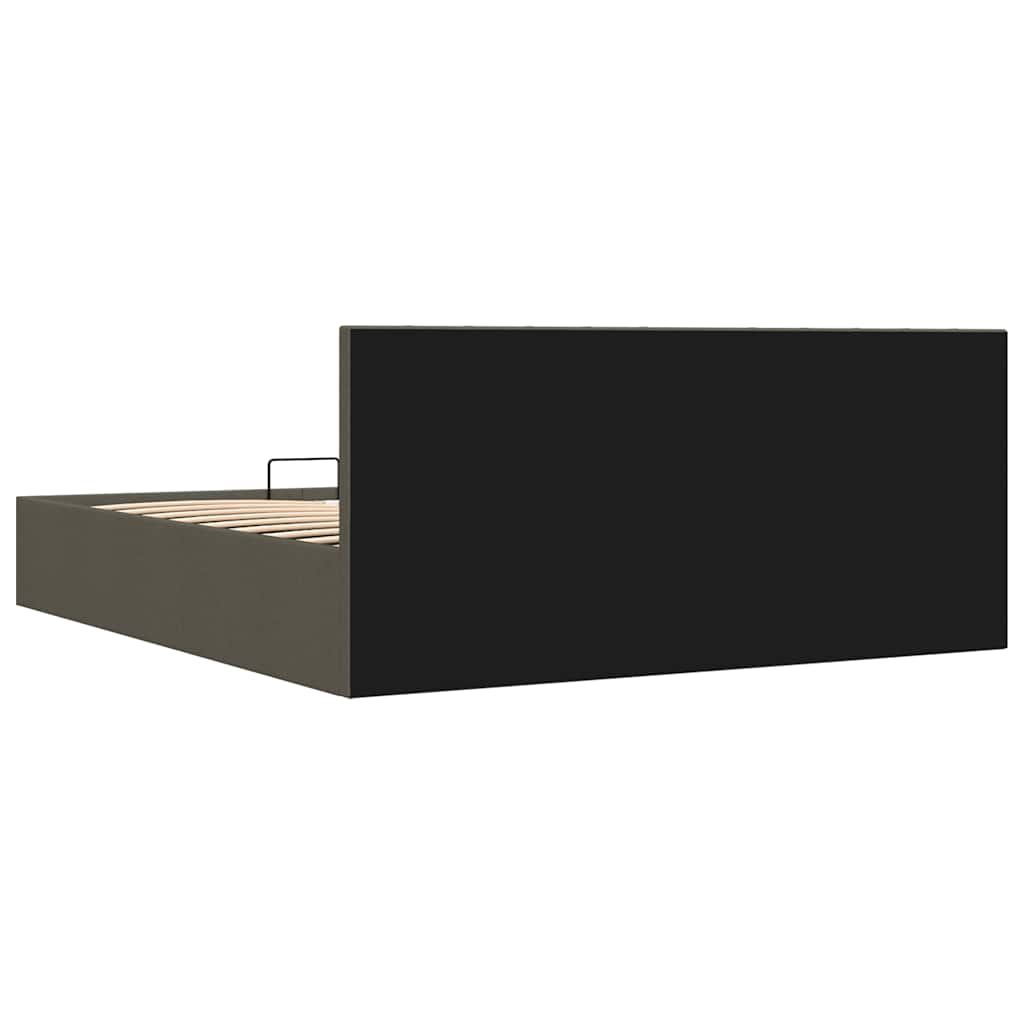 Giroletto con Contenitore  Grigio Scuro in Tessuto 180x200 cm | homemem39