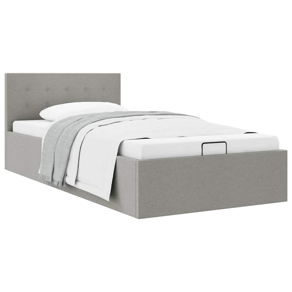 Giroletto Idraulico Contenitore Grigio Chiaro Tessuto 90x200cm