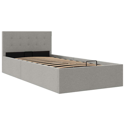 Giroletto Idraulico Contenitore Grigio Chiaro Tessuto 90x200cm | homemem39